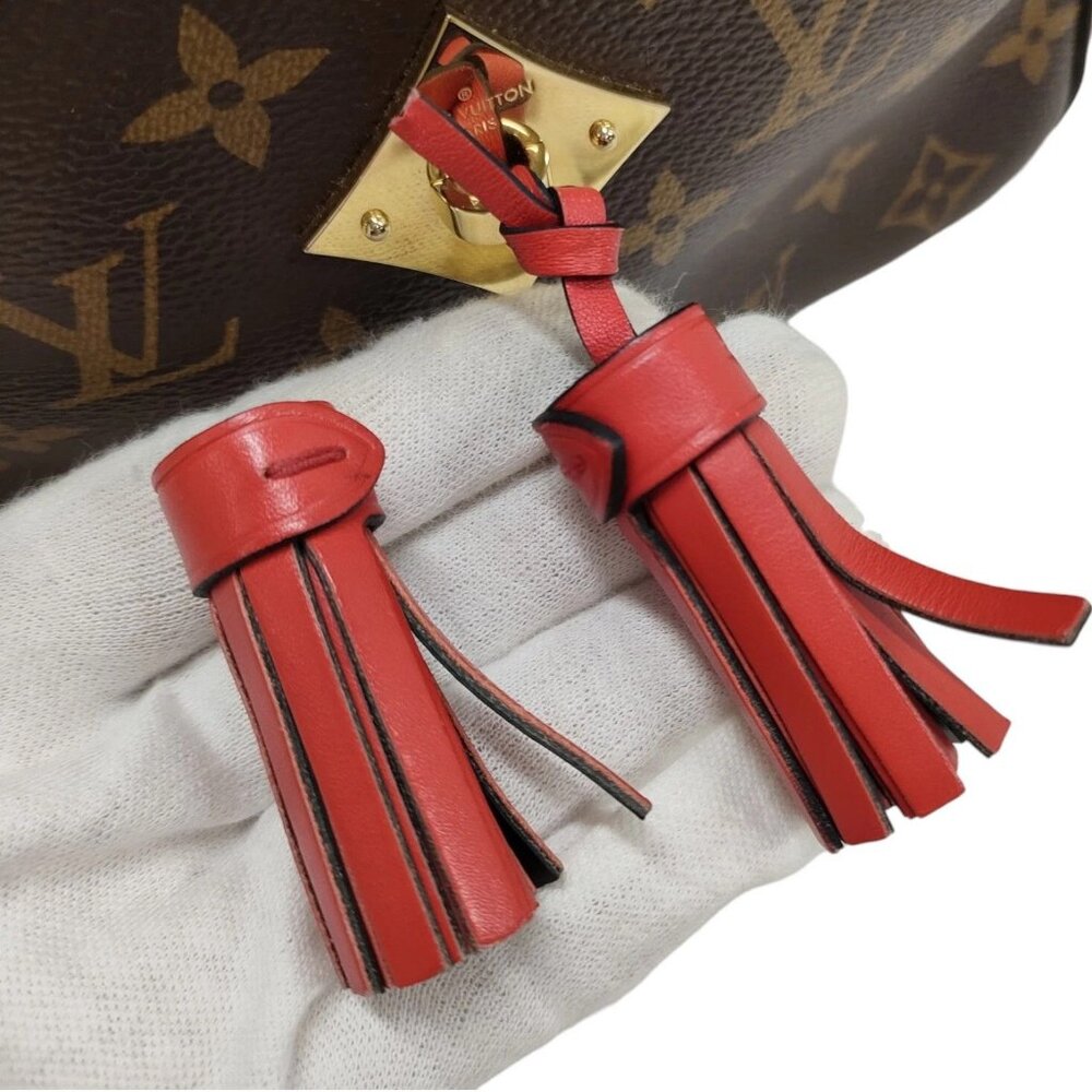 303855BG (X6) Louis Vuitton Crossbody Bag Saintonge Coklico Brown Monogram - Picture 9 of 13